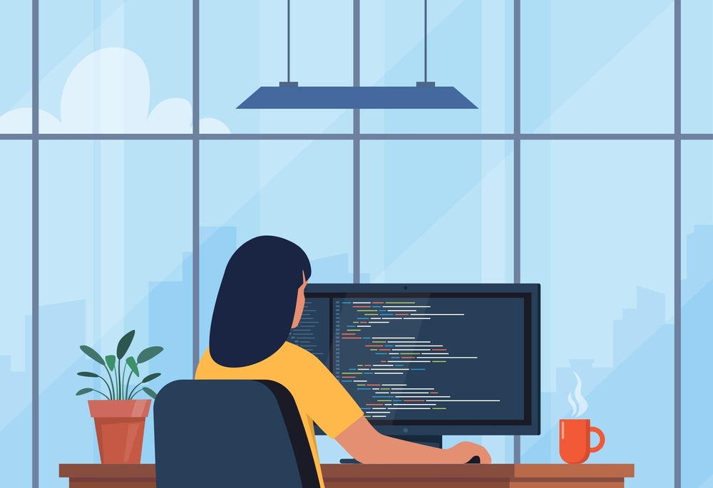 Girl sitting on chair